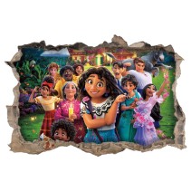 Vinilos decorativos agujero pared 3d disney encanto